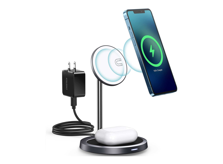 Choetech 15W 2-in-1 Magnetic Wireless Charging Stand (T575-F)