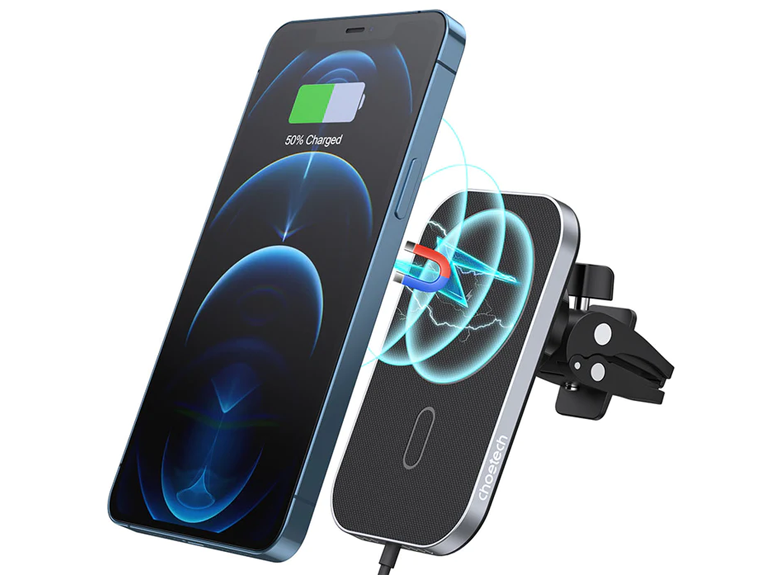 Choetech Magleap Magnetic Mount and Wireless Car Charger (T200-F)