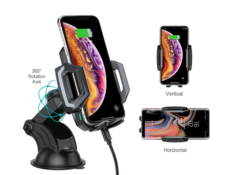 Choetech Wireless Car Charging Stand 10W (T521-S)