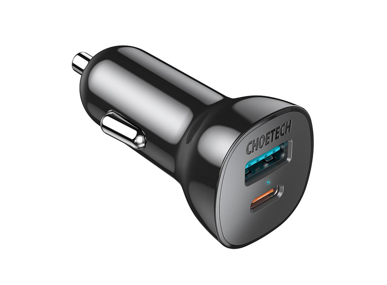 Choetech 2 Pack Fast Car Charger with USB-C PD (TC0005)