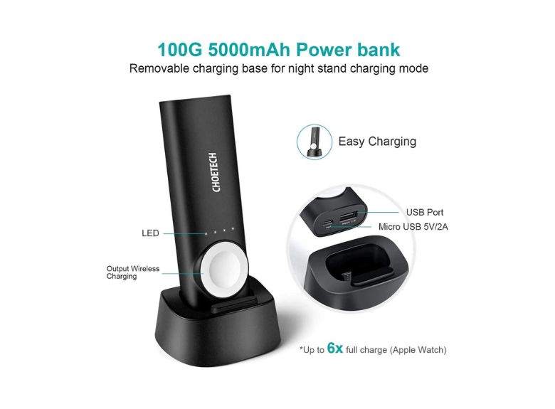 Choetech Portable Charger for Apple Watch (Model-T315)