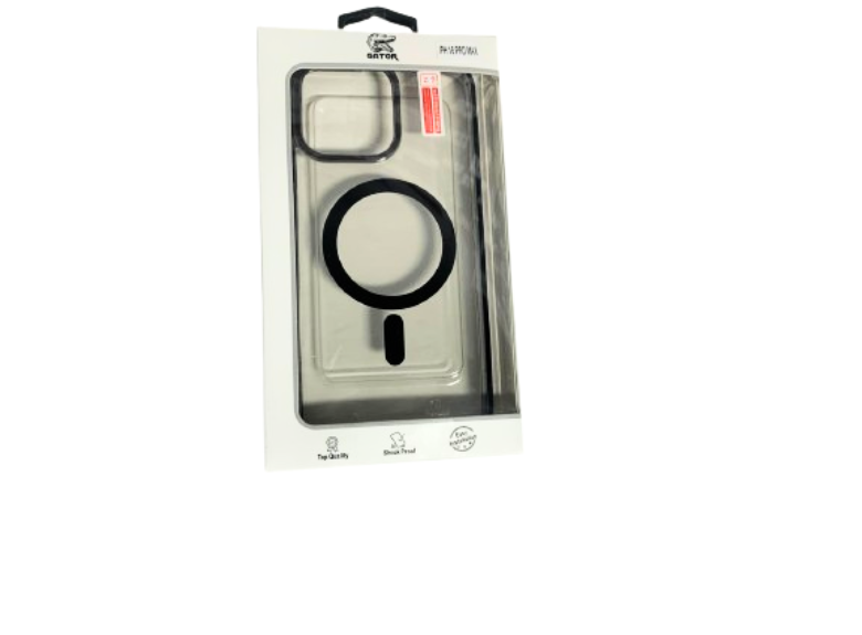 Gator Premium Phone Case iPhone 16 Pro Max Black (IP16PM-ACR-CLR-ACC-MAG-BLA)